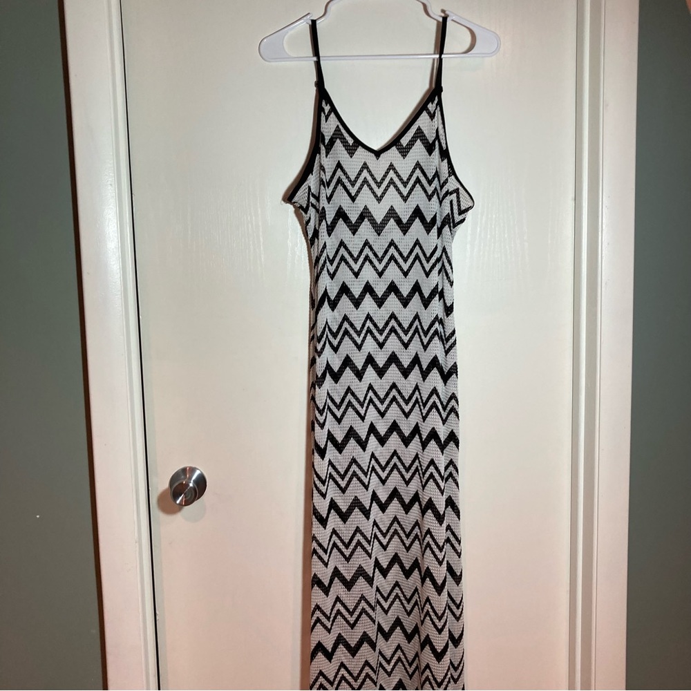 Blue Island swim dress coverup large‎